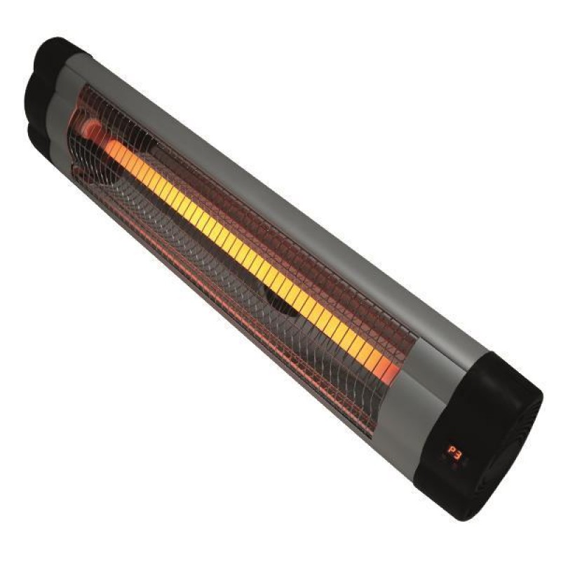 Eurolamp 300-42010 Σόμπα Χαλαζία με Τηλεχειριστήριο και Χρονοδιακόπτη 2000W 